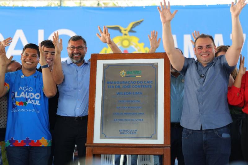 Governador Wilson Lima inaugura primeiro Caic TEA da rede pública de Saúde