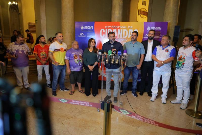 Wilson Lima lança Festival de Cirandas 2025 com investimento recorde e expectativa de geração de 1 mil empregos