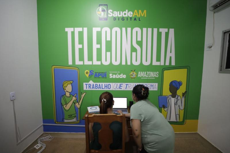 Governador Wilson Lima inaugura salas do Telessaúde em Apuí e amplia acesso a serviços especializados no interior