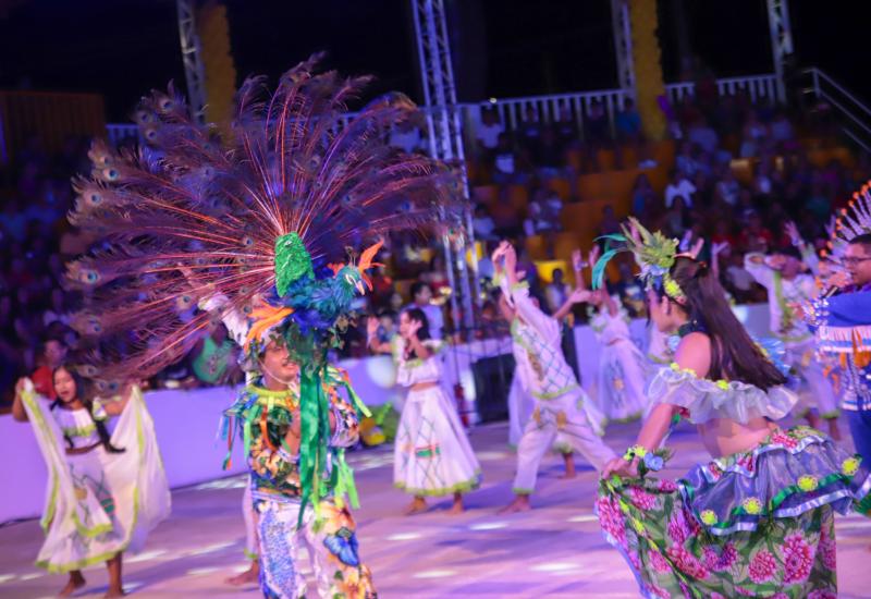 Pássaros e quadrilhas encantam na abertura do 20º Festival do Mocambo do Arari