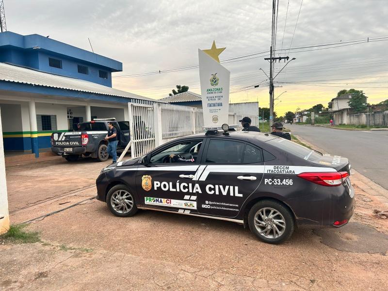 PC-AM prende homem por tentativa de homicídio e lesão corporal contra pai e filha em Itacoatiara