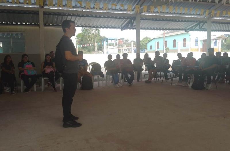 Ifam Parintins realiza aula inaugural do curso de informática em Nossa Senhora do Perpétuo Socorro do Laguinho