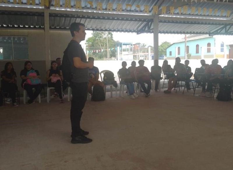 Ifam Parintins realiza aula inaugural do curso de informática em Nossa Senhora do Perpétuo Socorro do Laguinho