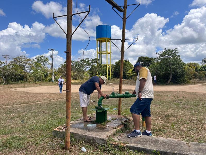 Caburi recebe reforço no sistema de distribuição de água para o Festival de Verão 2025