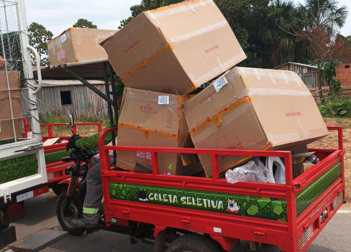 Parintins coleta 33 toneladas em recicláveis no primeiro semestre de 2025