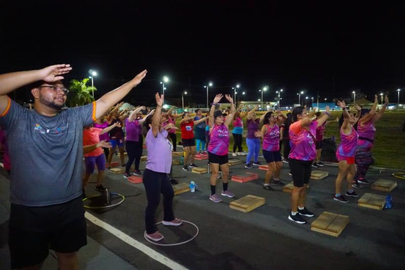 Agosto Lilás: Aulão de Dança alerta Parintins pelo fim da violência contra a mulher