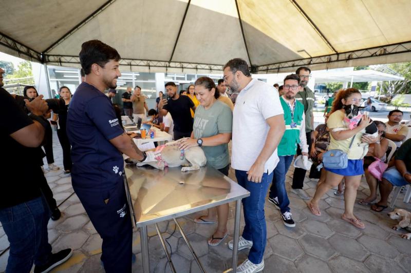 Governador Wilson Lima realiza vistoria nas obras do primeiro Hospital Veterinário Público do Amazonas