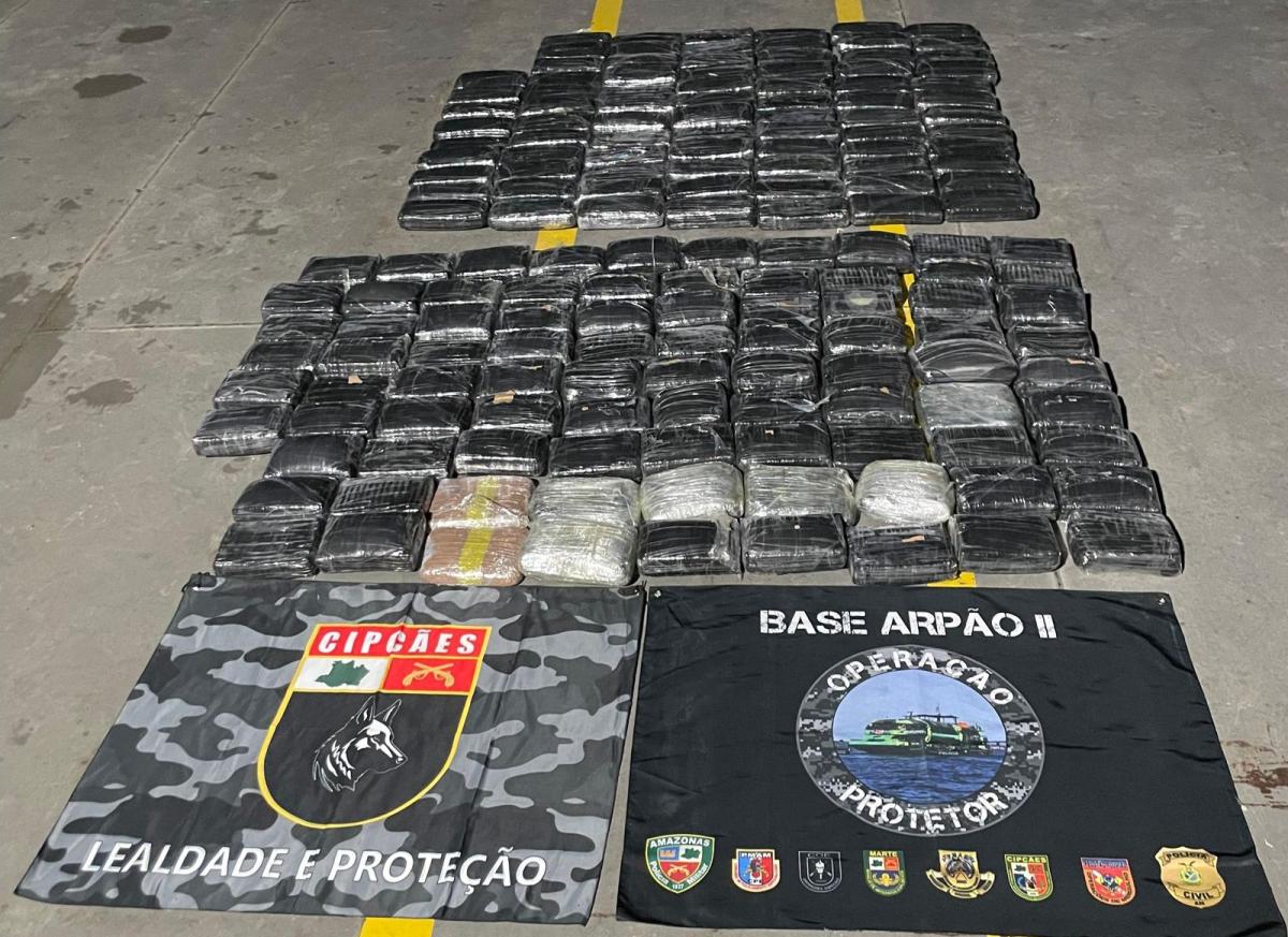 PMAM intercepta droga avaliada em R$ 3,6 milhões