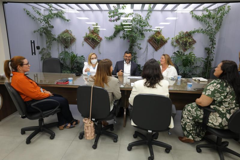 Wilson Lima recebe equipe do Einstein Hospital Israelita para conhecer avanços da saúde no Amazonas