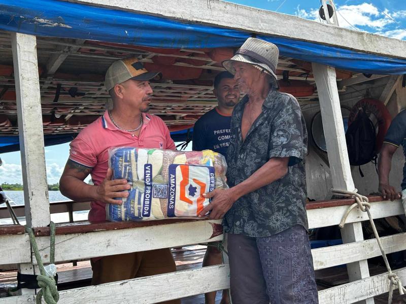 Em cinco meses, Governo do Amazonas alcança mais de 1.700 comunidades com ajuda humanitária