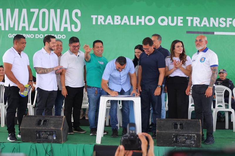 Governador Wilson Lima assina ordem de serviço para reforma de hospital em Urucurituba e inaugura Telessaúde