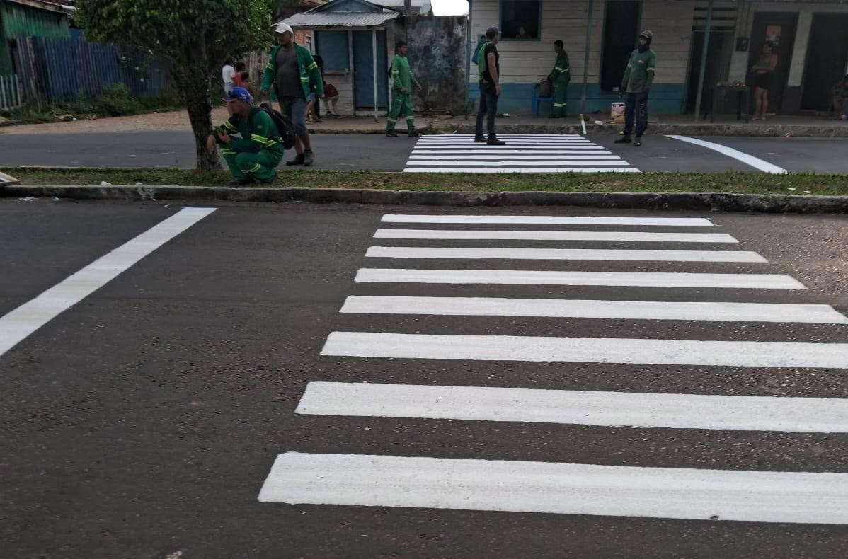 Obra de revitalização do sistema viário de Maraã entra na reta final