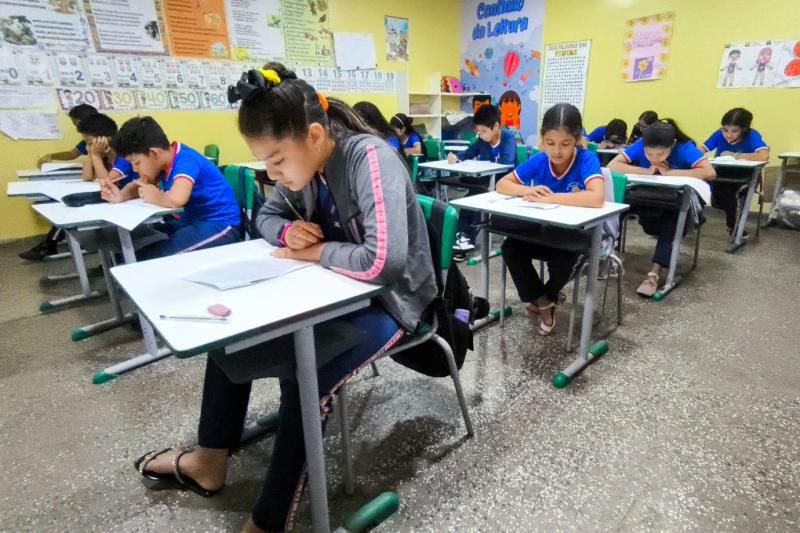 Terceiro ciclo de avaliações do CAED é promovido em escolas municipais de Parintins