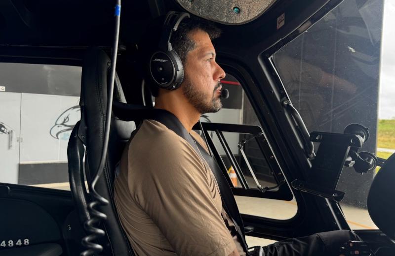 Departamento Aéreo da SSP-AM qualifica no Amazonas, primeiro piloto para operar helicóptero