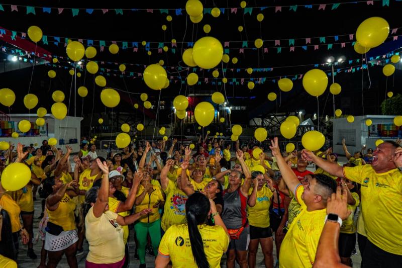 Prefeitura de Parintins reforça campanha Setembro Amarelo com Aulão de Dança