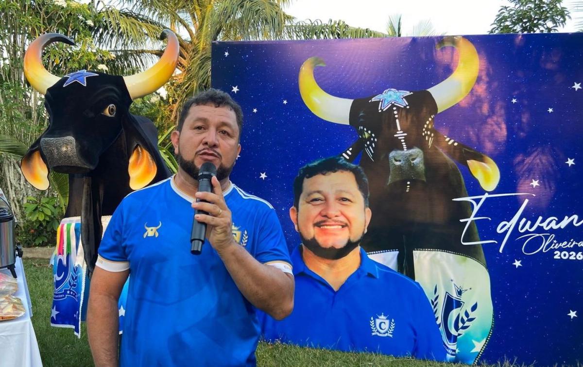 Edwan Oliveira oficializa candidatura à presidência do Caprichoso em 2026