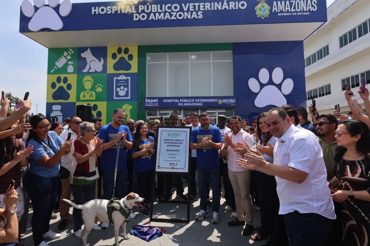 Wilson Lima inaugura maior Hospital Público Veterinário da América Latina