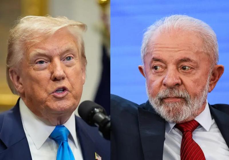 Lula conversa com Trump e pede fim de tarifaço a produtos brasileiros
