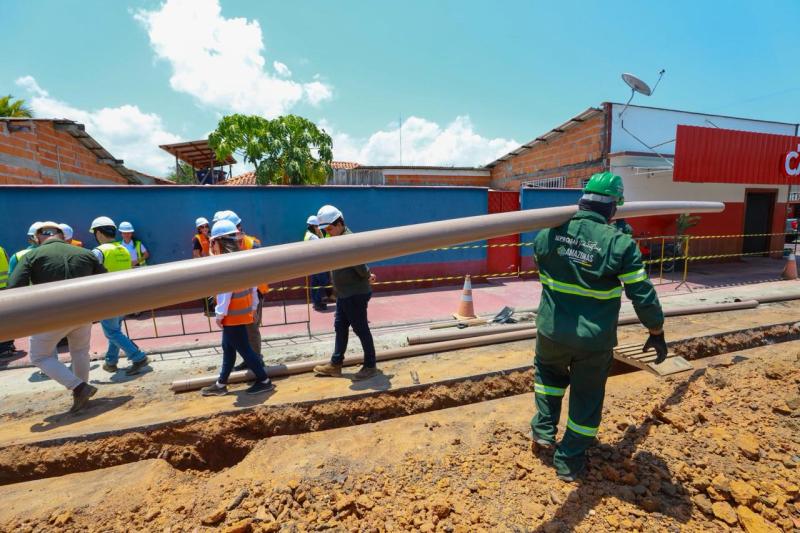 Prosai Parintins: Governo do Amazonas inicia mais uma etapa das obras do novo sistema de abastecimento de água da cidade
