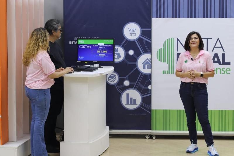 Quarenta pessoas foram contempladas nos sorteios da Nota Fiscal Amazonense desta quarta-feira
