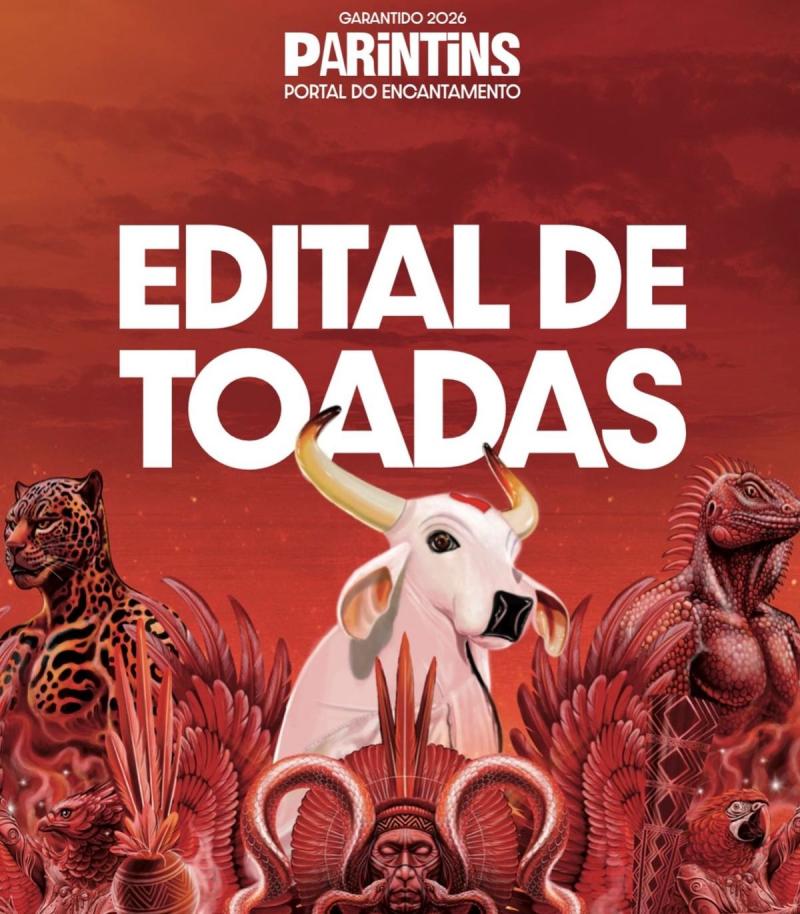Boi Garantido lança edital de toadas para o álbum 2026 “Parintins: Portal do Encantamento”