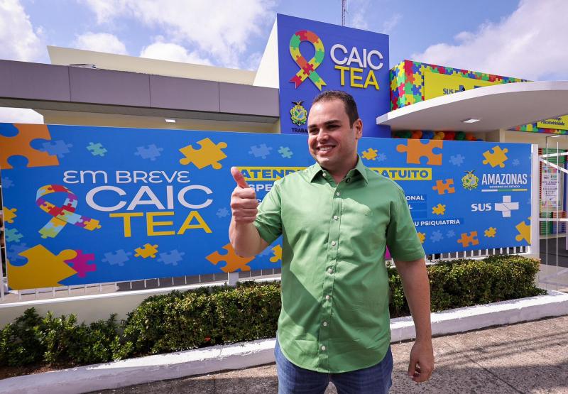 Roberto Cidade comemora inauguração de mais um centro especializado para crianças com TEA (CAIC TEA), na zona Norte