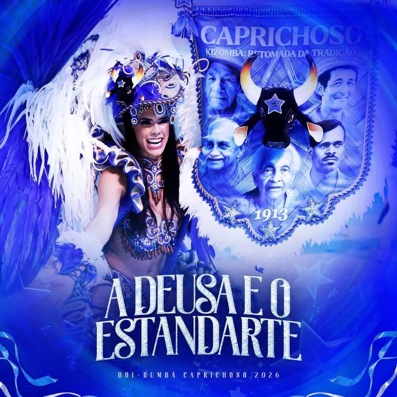 “A Deusa e o Estandarte” e “Leveza de Sinhá” marcam os primeiros lançamentos do Caprichoso para o Festival de Parintins 2026 “A Deusa e o Estandarte” e “Leveza de Sinhá” marcam os primeiros lançamentos do Caprichoso para o Festival de Parintins 2026