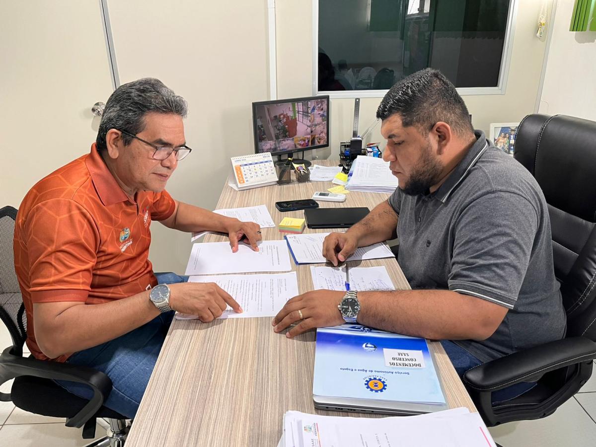 Prefeitura de Parintins moderniza Sistema de Atendimento do SAAE Prefeitura de Parintins moderniza Sistema de Atendimento do SAAE