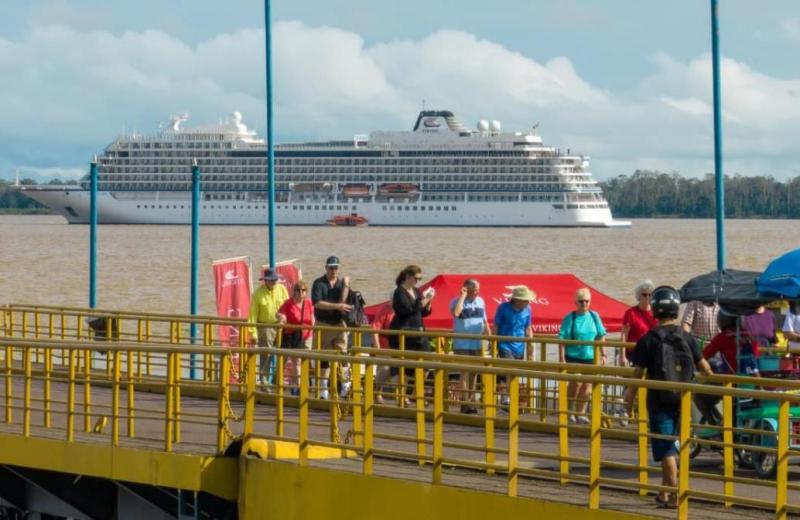 Temporada de Transatlânticos fomenta economia, turismo e cultura de Parintins Temporada de Transatlânticos fomenta economia, turismo e cultura de Parintins