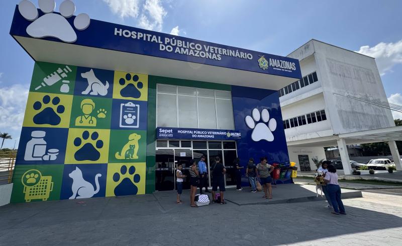 Hospital Público Veterinário do Amazonas registra mais de 23 mil procedimentos em um mês