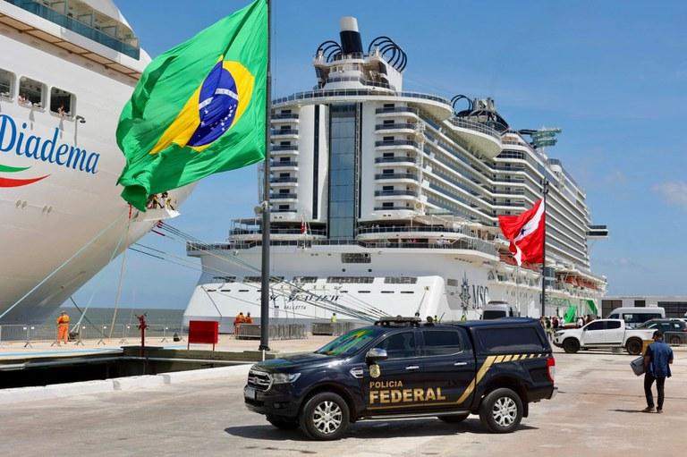 PF inicia migração de tripulantes de cruzeiros