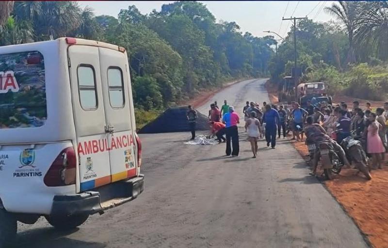 Agricultora morre vítima de acidente na estrada de Vila Amazônia, em Parintins