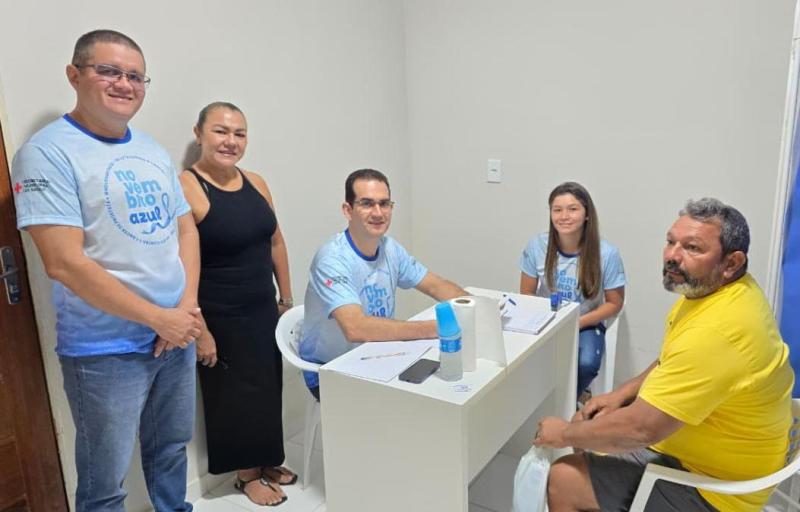 Ação do Novembro Azul alcança comunidades suburbanas de Aninga, Parananema e Macurani