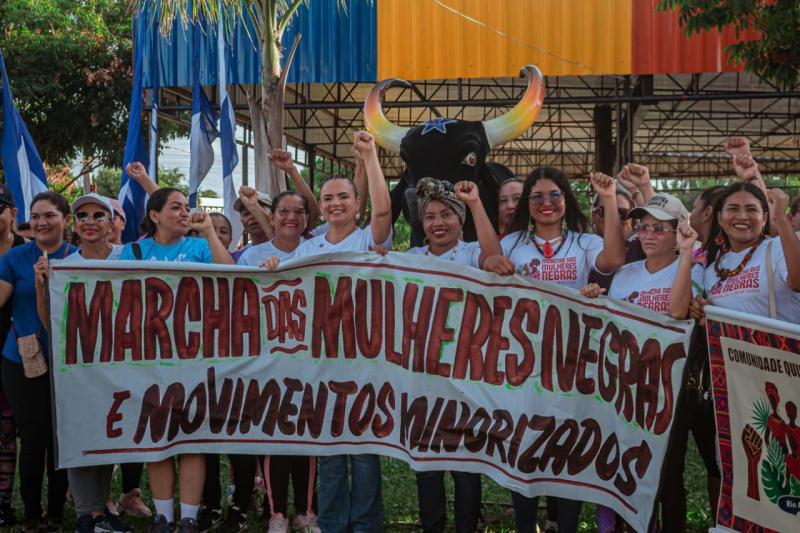 Caprichoso participa da 1ª Marcha das Mulheres Negras e Movimentos Minorizados em Parintins