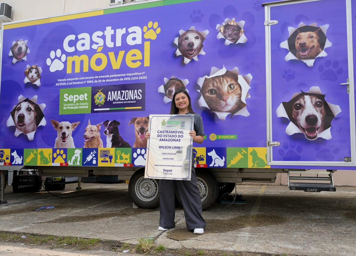 Sepet-AM inaugura nova unidade do Castramóvel no Amazonas