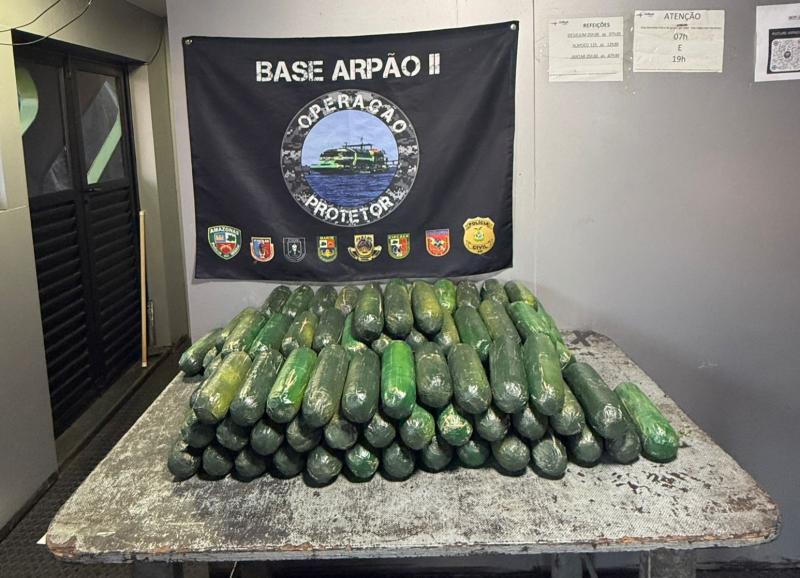 PMAM apreende pasta-base de cocaína avaliada em mais de R$ 3,5 milhões em Coari