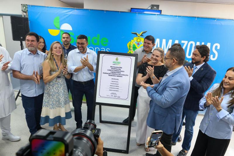 Governador Wilson Lima inaugura primeira etapa das obras de modernização do Hospital Francisca Mendes