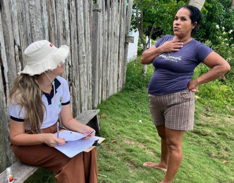 Sect intensifica regularização fundiária com equipe técnica no distrito de Caburi, em Parintins