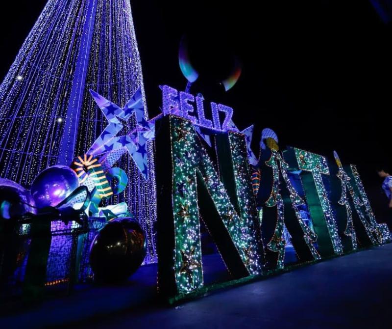 Caprichoso inaugura Complexo Natalino e ilumina Parintins com magia e esperança