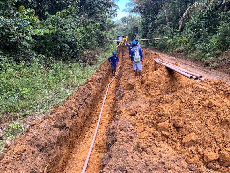 Prefeitura de Parintins avança com mais de 4 Km de extensão de rede para abastecimento de água