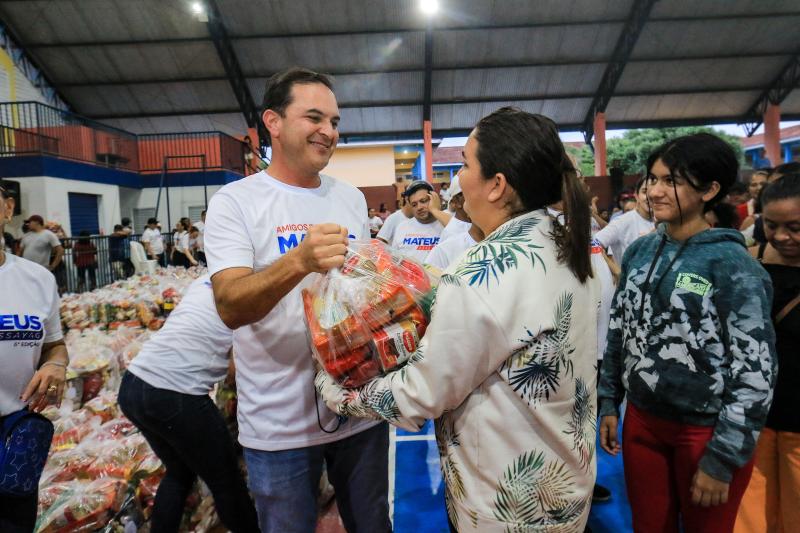 Ação Amigos do Mateus Assayag chega à 5ª edição com entrega de mais de mil cestas básicas em Parintins