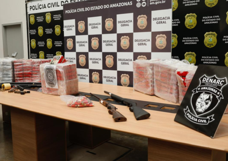 Operação Iara: PCPA e PC-AM apreendem 250 quilos de cocaína e bloqueiam R$ 4,8 milhões do crime organizado