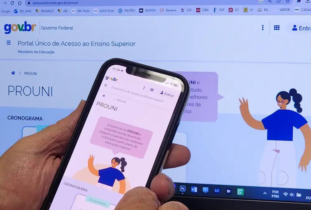 Prouni 2026: inscrições para o 1º semestre começam nesta segunda