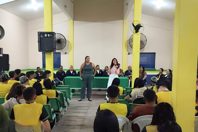 Em Nhamundá, MPAM realiza palestra sobre prevenção à gravidez na adolescência