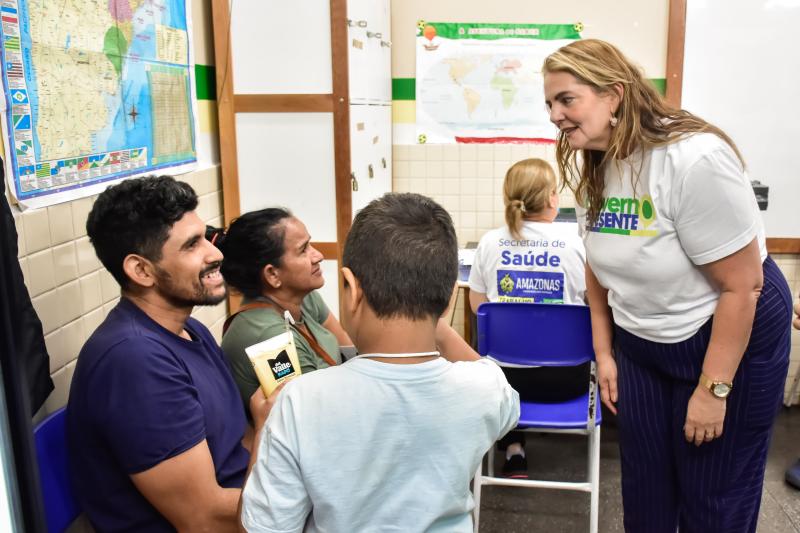 Mais de 800 atendimentos em saúde foram registrados na ação do Governo do Amazonas