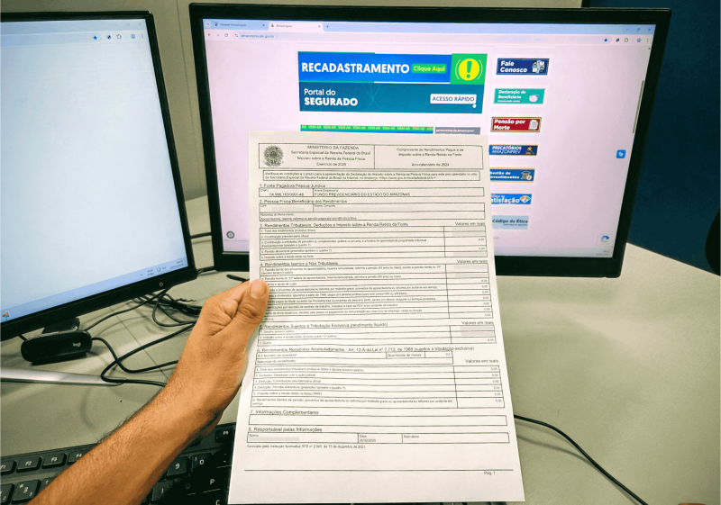 Cédula-C de aposentados e pensionistas da Amazonprev será liberada na quinta-feira