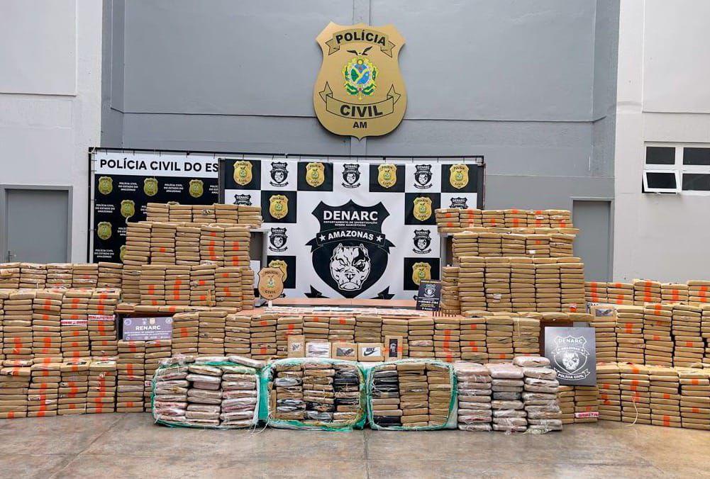 Amazonas dobra apreensões de drogas no primeiro bimestre de 2026