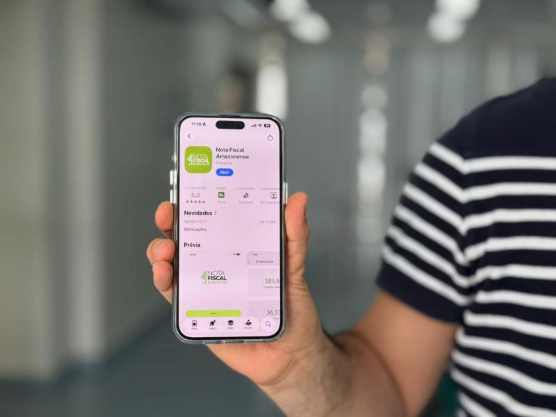 Nota Fiscal Amazonense alcança 600 mil inscritos após lançamento de aplicativo