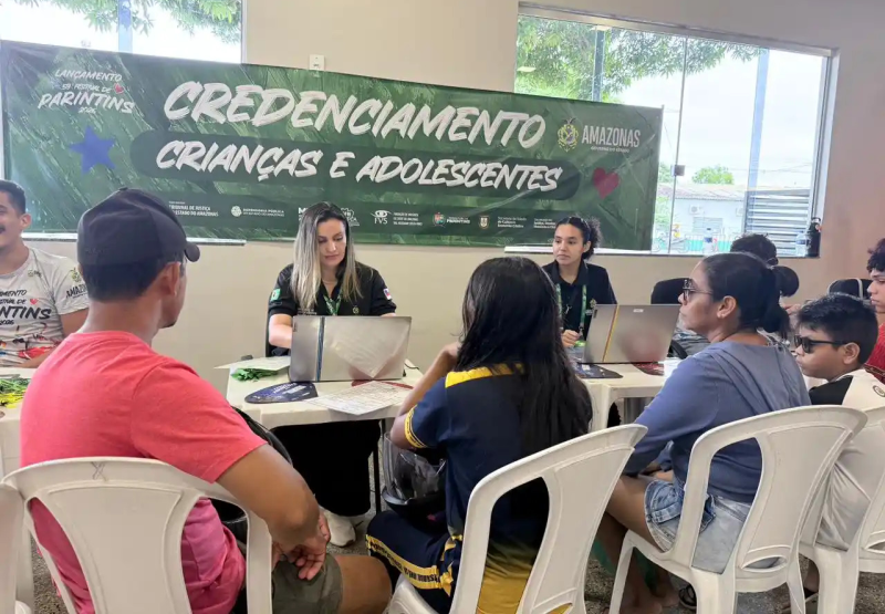 Lançamento Parintins 2026: Sejusc inicia credenciamento de crianças e adolescentes