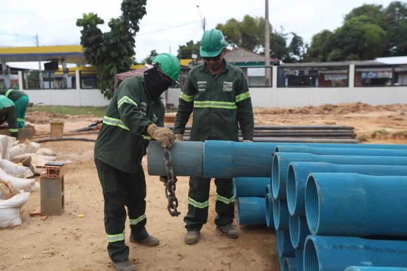 Novos reservatórios do Prosai vão ampliar em até 45 vezes a capacidade de armazenamento de água em Parintins